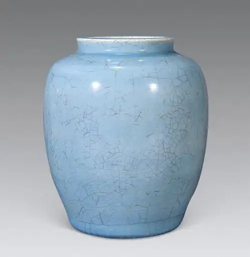 1023 民国 仿汝太白罐