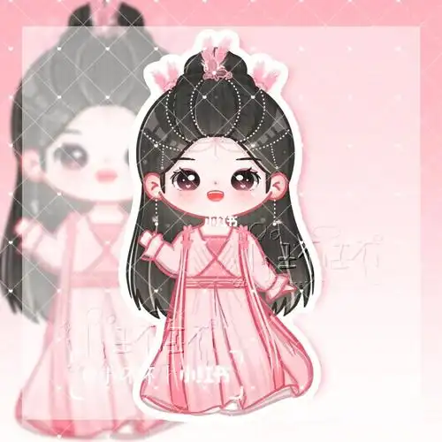 美丽小鞠#约稿  #饭圈设计  #立牌  #q版  #鞠婧祎  #花戎