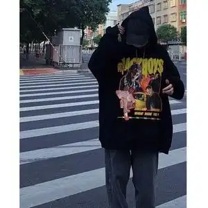 高街hiphop卫衣外套女装春秋季薄款美式嘻哈街头上衣bf慵懒风潮流