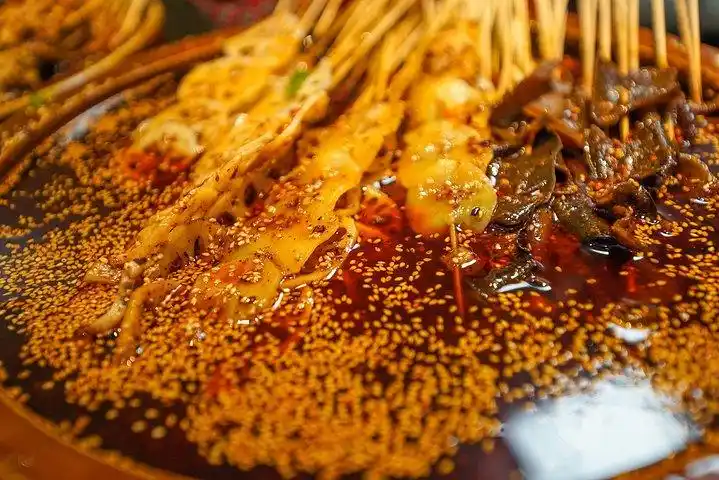 此外各色美食绝对令你垂涎三尺张飞牛肉豆花钵钵鸡各具风味饭后出发