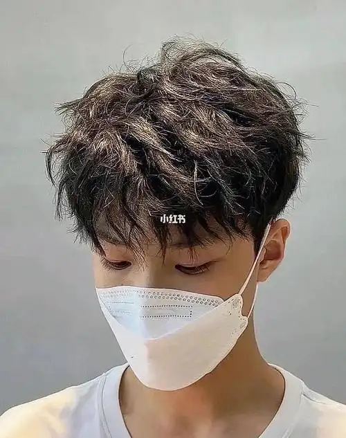 男士烫发#今日发型   #男士烫发   #男生烫发   #纹理烫   #法式烫发