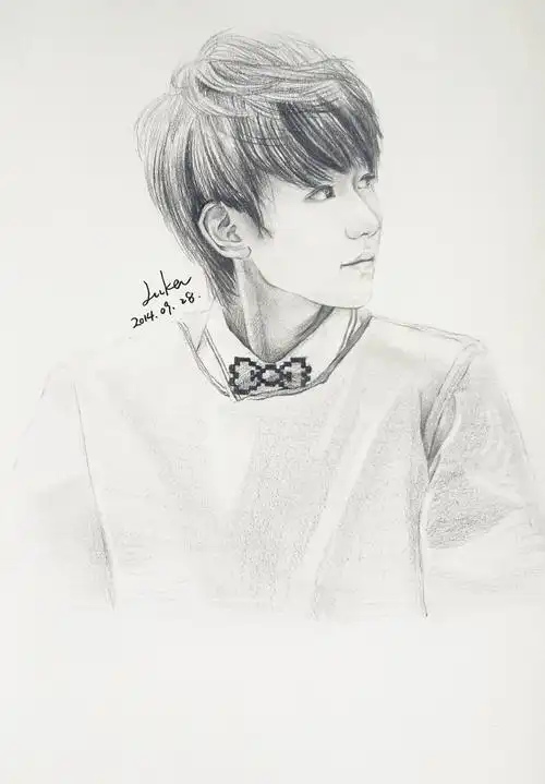 粉丝手绘 tfboys 王源 cr:禅猫_luka