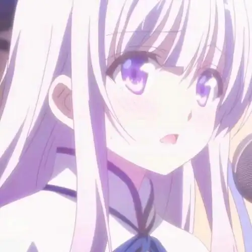 紫色系的二次元少女头像分享给大家