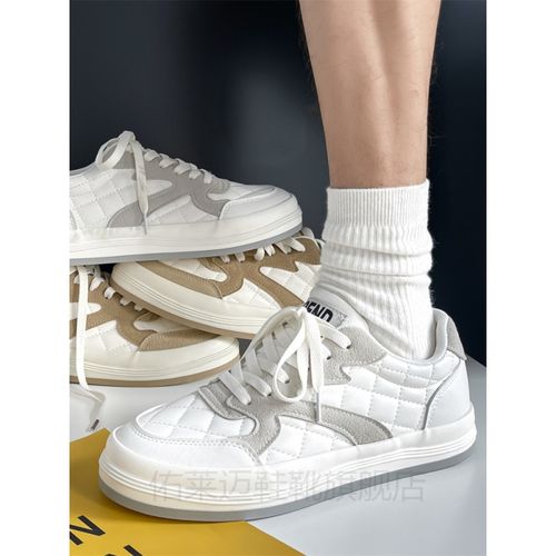 潮流年轻男鞋运动鞋子潮鞋ins情侣小白鞋男生百搭小众白色港风板鞋