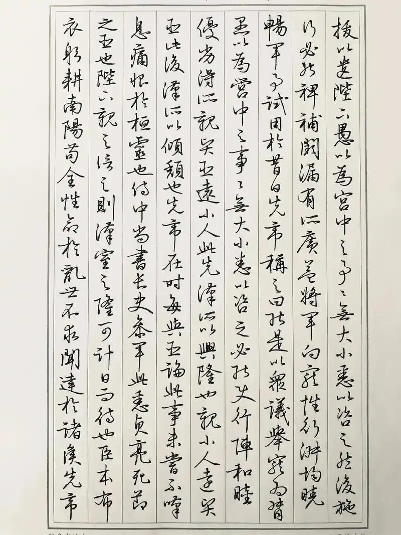 硬笔临文征明《前出师表》2.#硬笔书法 #写字是一种生活 # - 抖音