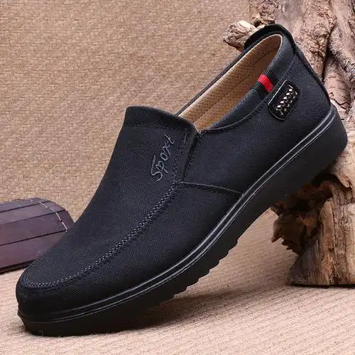 男鞋春秋老北京布鞋透气单鞋防滑厚底休闲男士布鞋布鞋