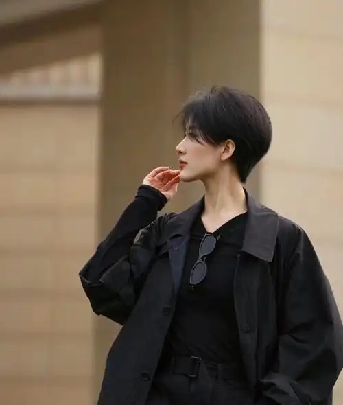 帅气短发look来袭