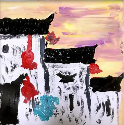 朝气蓬勃马头墙