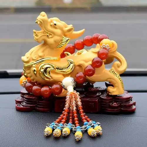 汽车摆件辟邪大号貔貅摆饰招财保平安牛车载车上车内高档饰品装饰