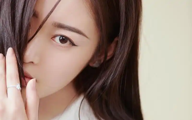 张天爱优雅干练写真桌面壁纸