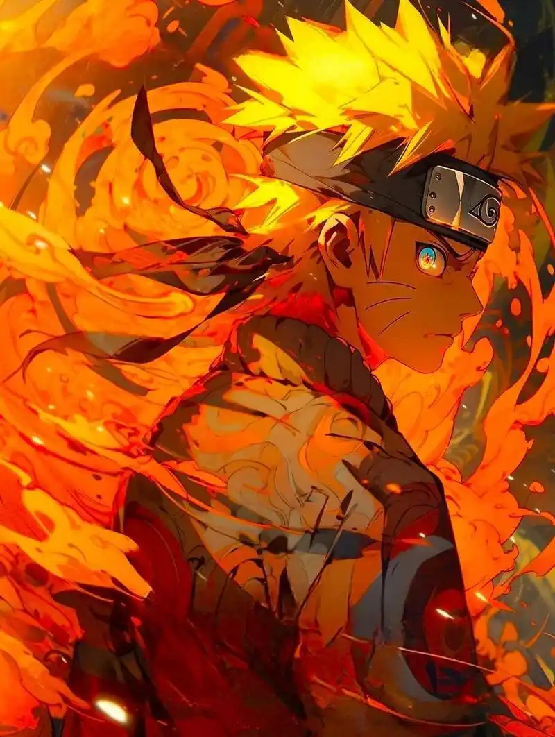 火影忍者丨漩涡鸣人超帅壁纸十张 我也变强了,为了成为火影,为了不输