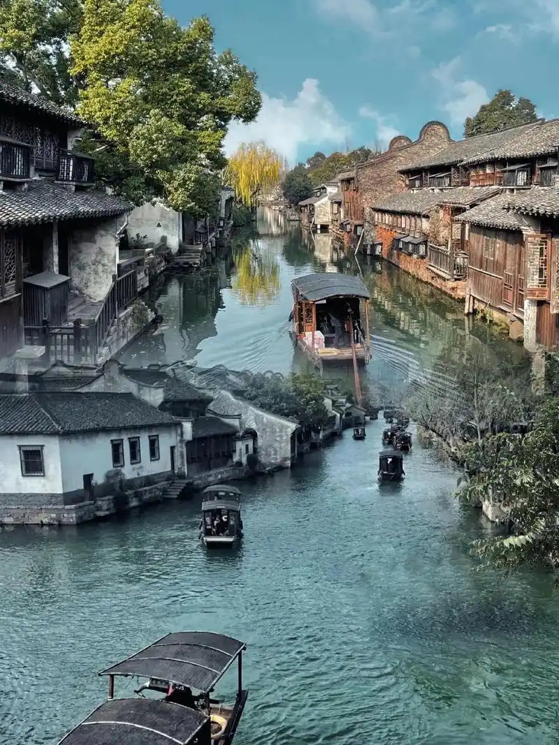 江南水乡水墨画扑面而来