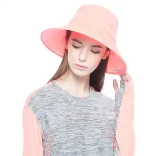 官方授权台湾后益hoii毛球圆筒帽防晒防紫外线太阳帽户外休闲