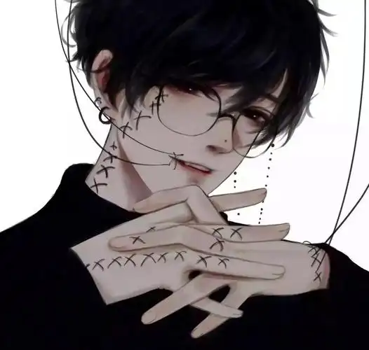 qq优质动漫男头落寞高冷撩人