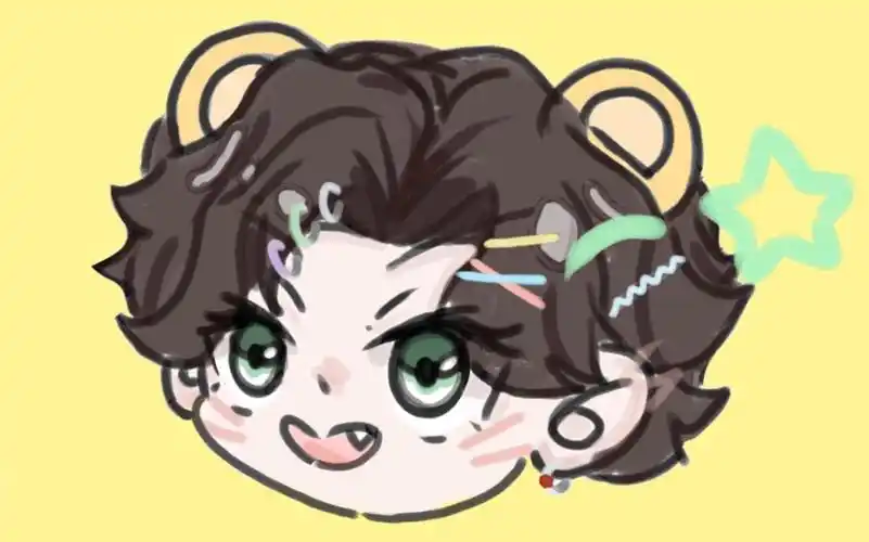 【画世界过程】点开收获小狮子-王一博的可爱光波(没有翻车)(点头)