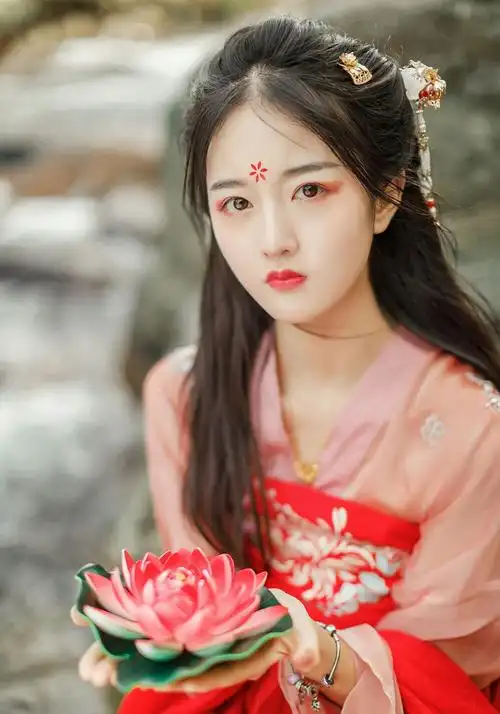 千秋无绝色悦目是佳人倾国倾城貌惊为天下人古风真人女头