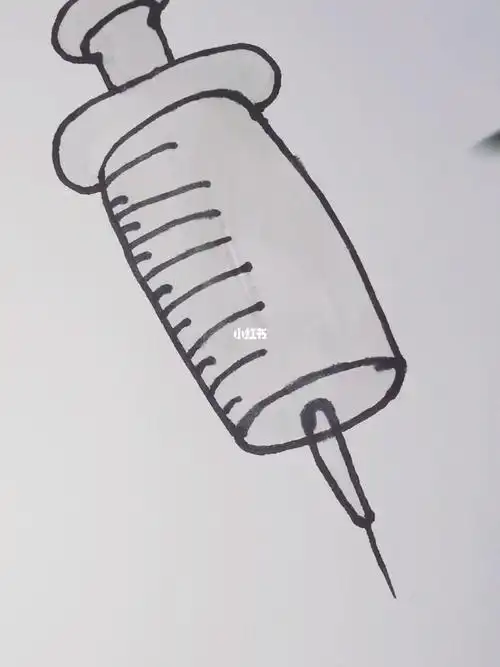 打针简笔画给病毒打针简笔画