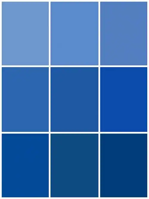 靛蓝是人类最早应用的天然染料之一,蓝色中带有一种自然的灰调.