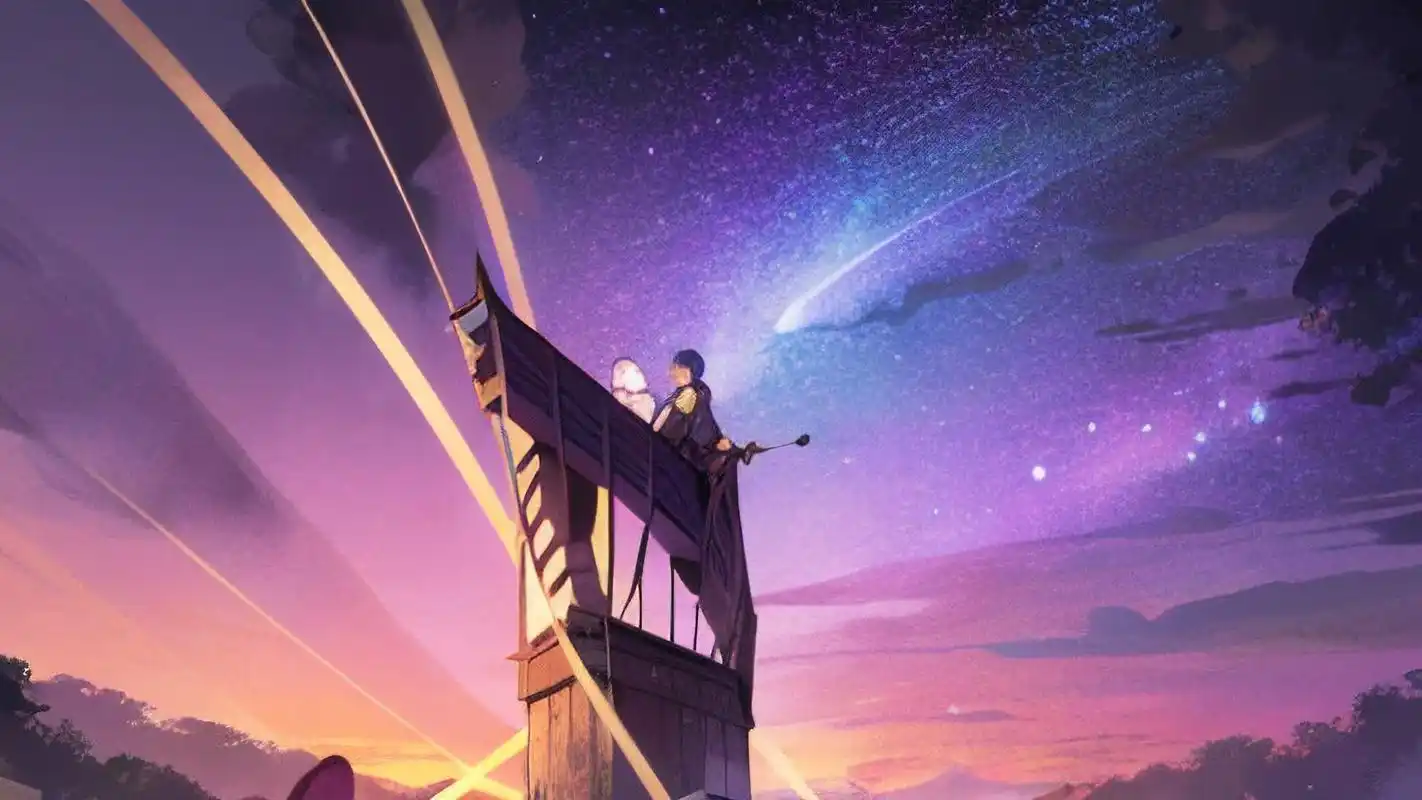 蓝紫色背景图,仿佛置身于蓝紫色星空中90