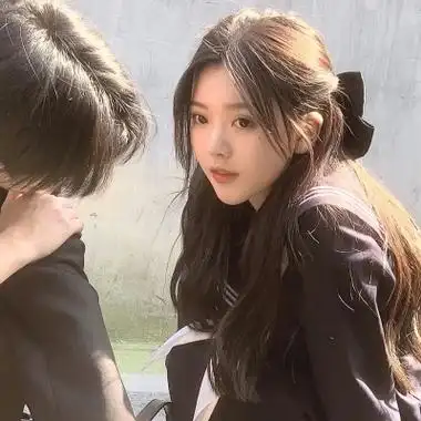 可爱女生情侣cp头像真人 高清好看的青涩头像cp一左一右真人图片