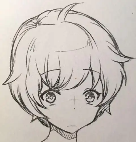 影子漫画漫画人物惊讶的时候脸部表情画法示范