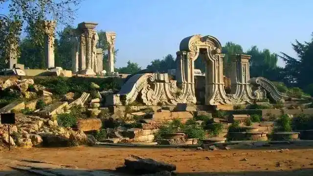 英国首次曝光圆明园被烧毁前的照片,美的轰动世界