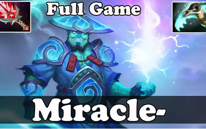 【dota】miracle 29杀超神蓝猫第一视角(全场)