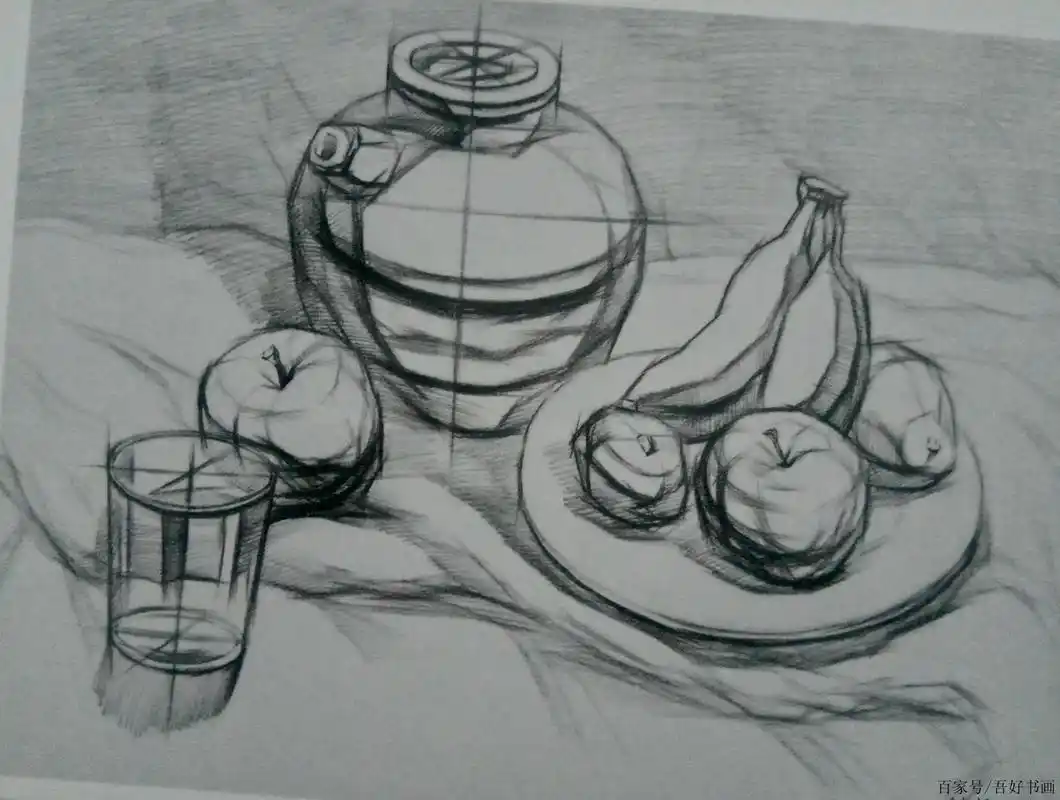 素描写生之静物素描