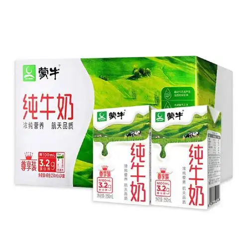 蒙牛 纯牛奶 250ml*24