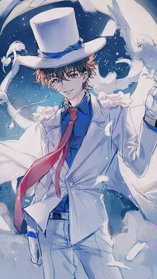 怪盗基德_手机壁纸_动漫卡通手机壁纸_我要个性网