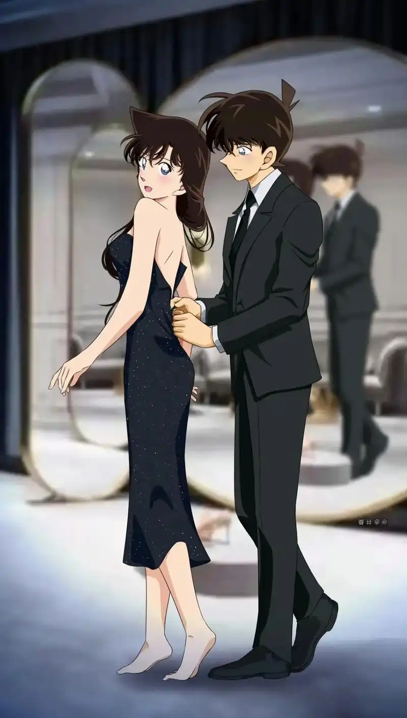 新兰永恒#名侦探柯南 #工藤新一 #毛利兰  #新兰cp - 抖音