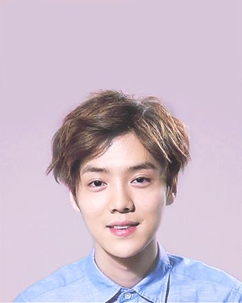 鹿晗帅气笑容可爱gif动图_动态图_表情包下载_soogif