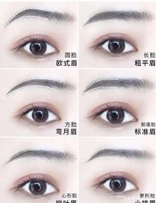 你知道自己适合什么眉形吗?