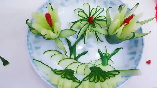 菜盘摆设花样