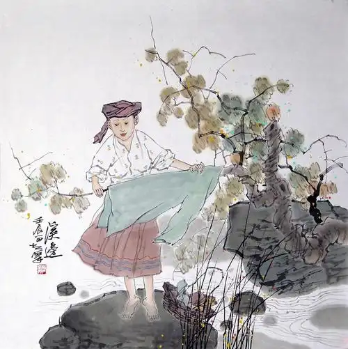 曹留夫画家《寄情农家 奇姿神韵》