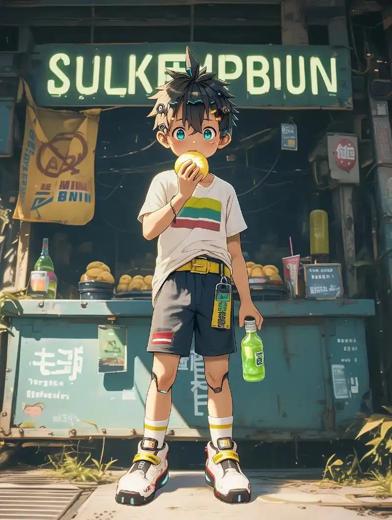 二次元ai绘画 #动漫正太 #二次元男孩子 #小正太 - 抖音