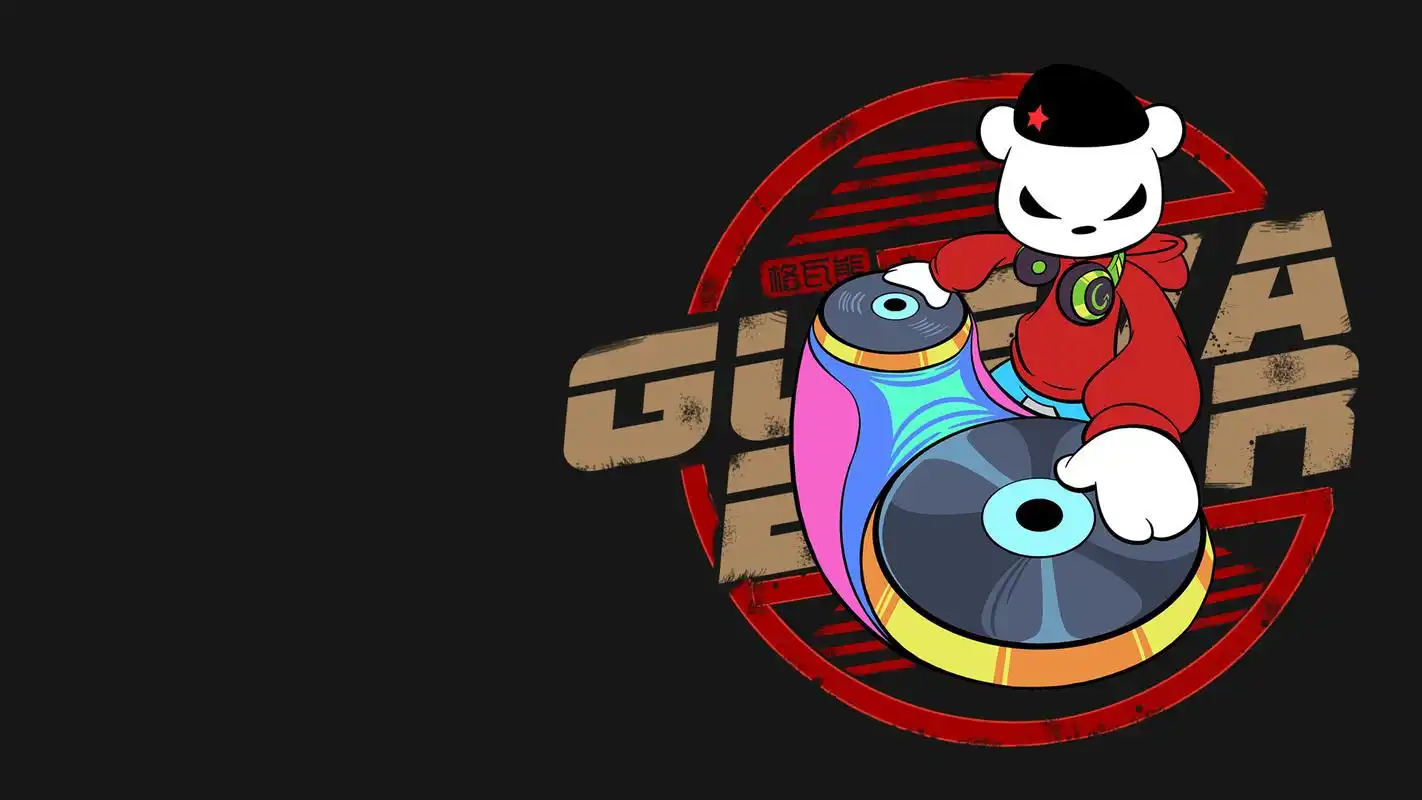 格瓦熊复古潮流桌面壁纸