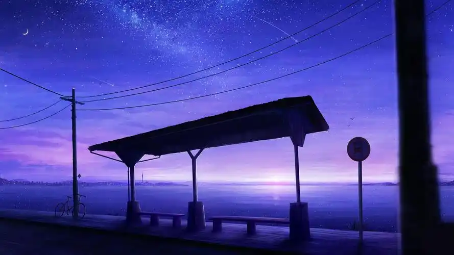 唯美治愈动漫风景高清桌面壁纸