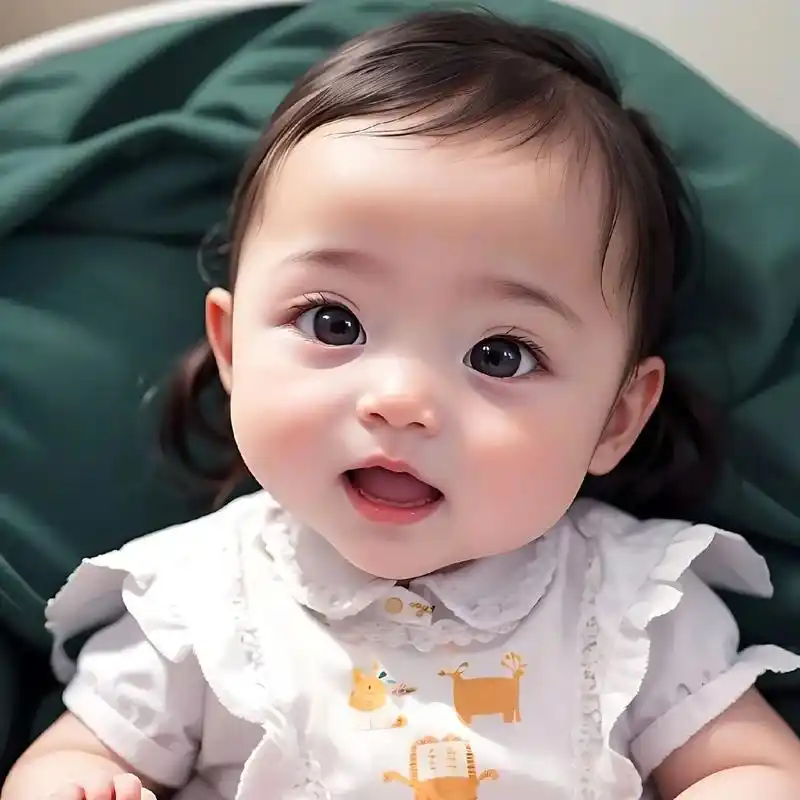 大眼萌宝,可爱幼崽.天真可爱的婴儿图片可以对准 - 抖音