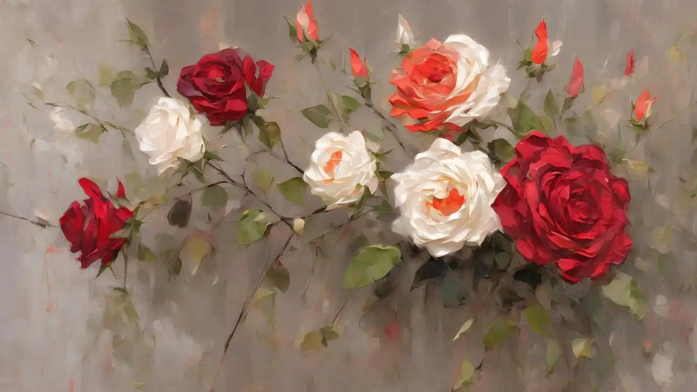 高级感的ins风玫瑰花壁纸 想给你的手机或电脑桌面换种风格吗?