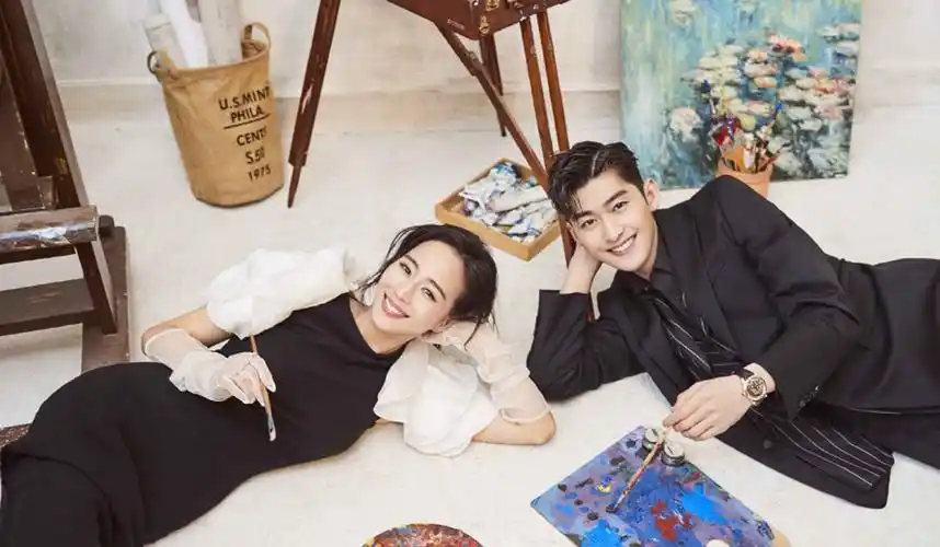 张翰张钧甯甜蜜养眼时尚大片