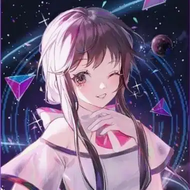 高清星河系梦幻的唯美星空闺蜜头像动漫图片