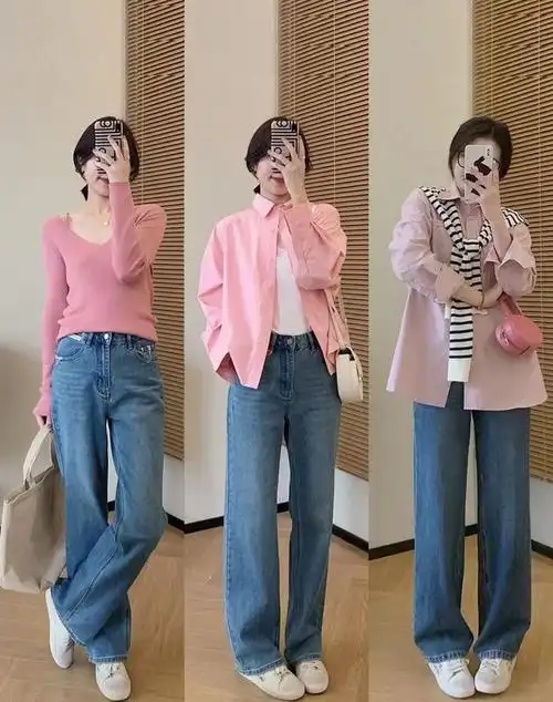 春天"粉色系"穿搭甜而不腻!看这24套搭配,既温柔又很知性