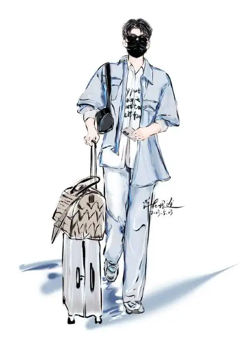 超话#星社团招新大会##超话创作官#96画笔生花「美术社」-@杨洋手绘