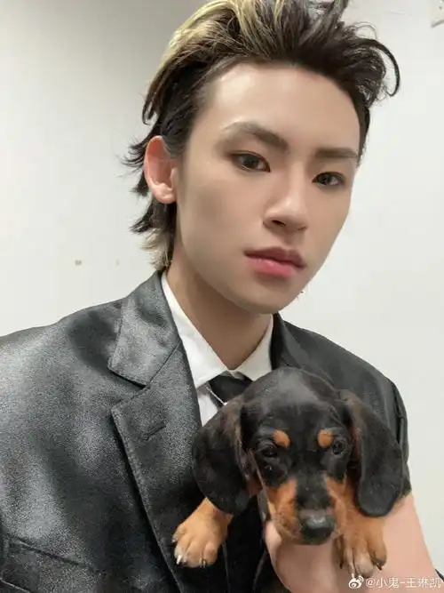 小鬼抱朋克小狗走红毯##小鬼红毯上遛狗#双倍可爱暴击 lilghost在