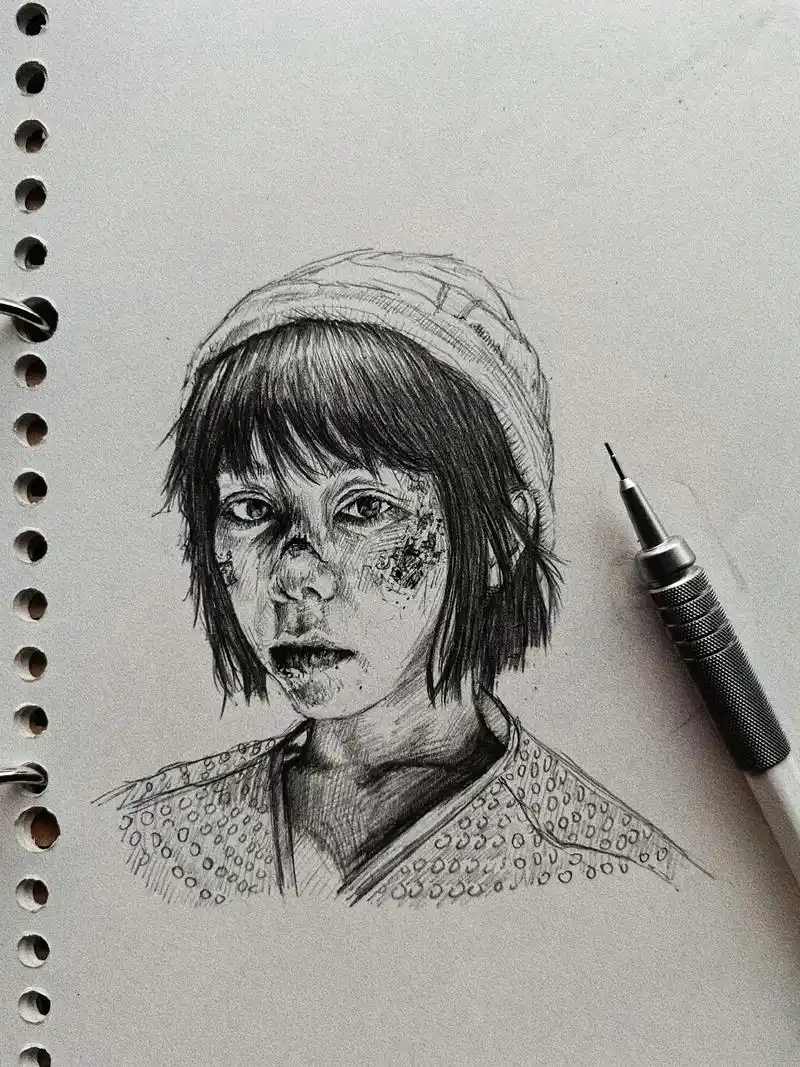 《受难曲》厚厚听啊～#手绘 #邓紫棋#受难曲#画渣 - 抖音