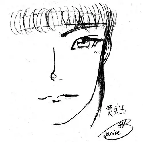 空闲下来摸了个鱼,画了一下我想象中的宝玉