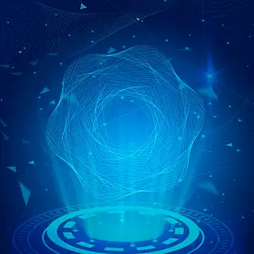 蓝色科技感背景矢量素材下载 , 蓝色, 科技感, 背景 背景图