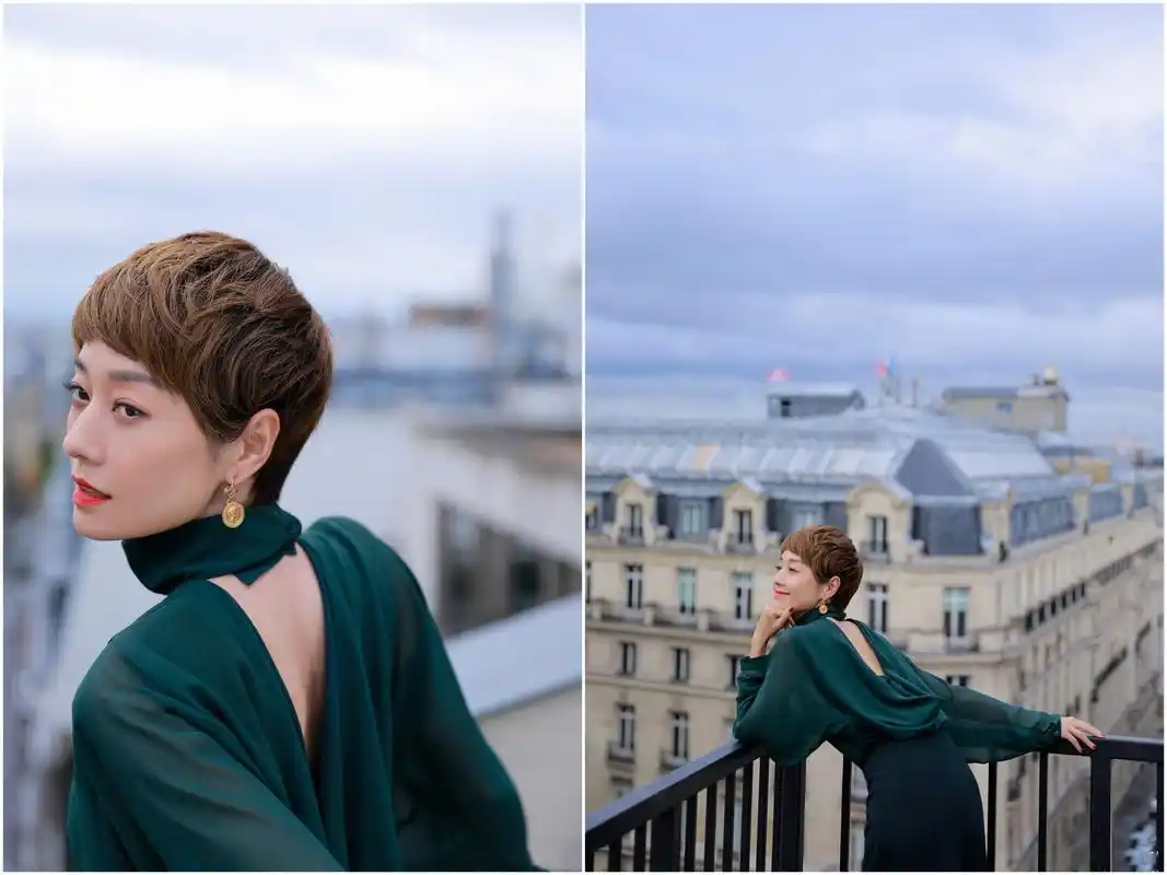 原创马伊琍金马奖提名后露面素颜美得出众穿针织大衣藏不住凹凸感