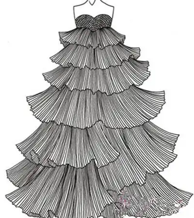 裙子怎么画_露西学画画